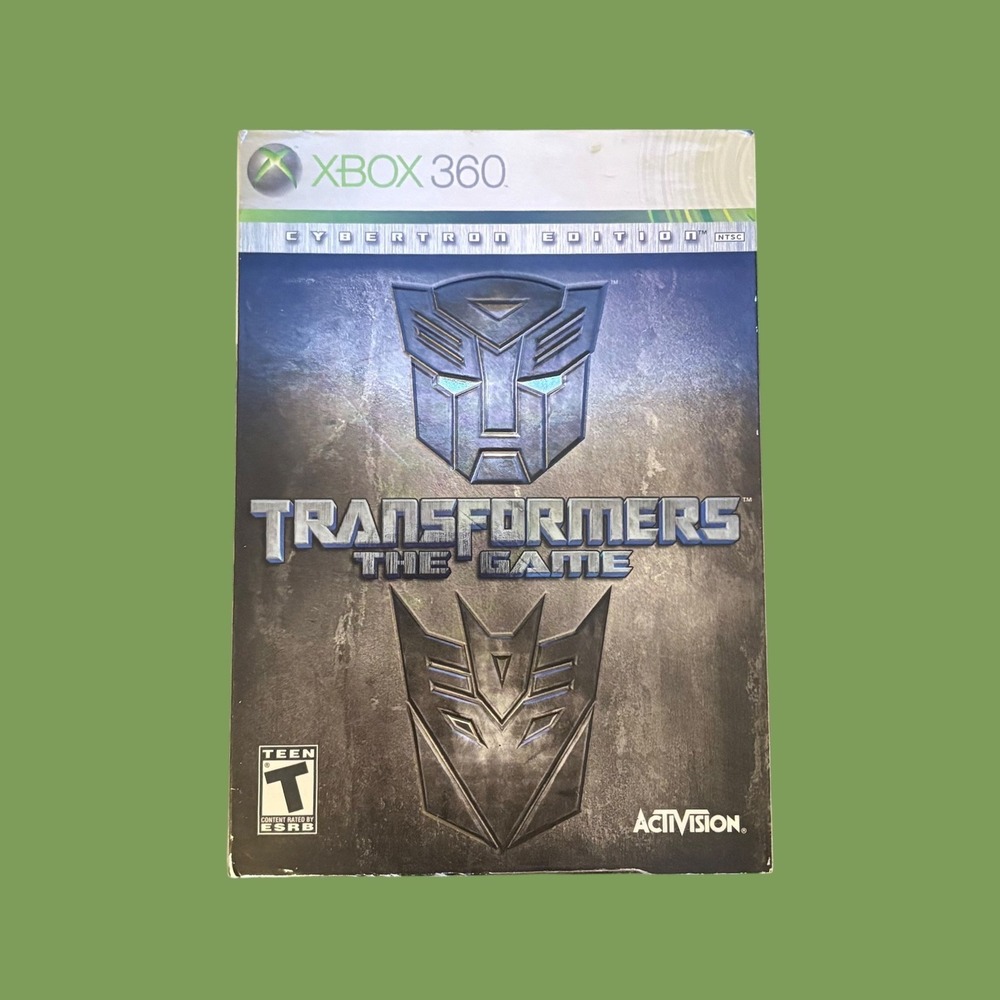 Transformers The Game Cybertron Edition Xbox 360 Bonus Disc Comic Complete